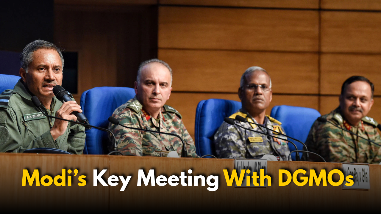 PM Modi Holds Key Meeting Before DGMOs Talks