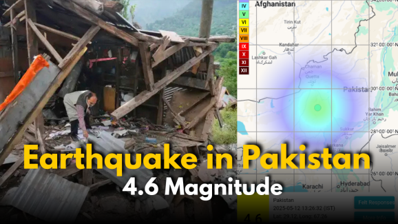 Pakistan Hit by 4.6 Magnitude Earthquake