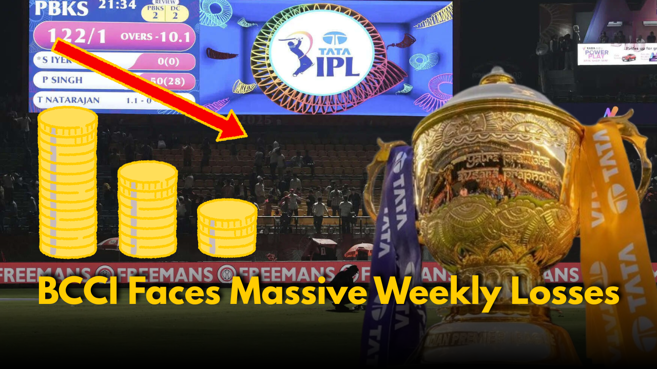 IPL 2025 Suspended: BCCI Faces Massive Weekly Losses