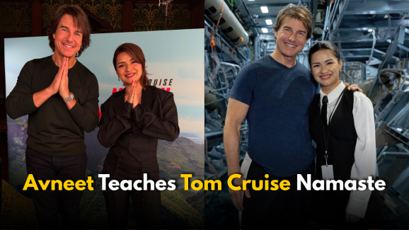 Avneet Kaur Teaches Tom Cruise Namaste