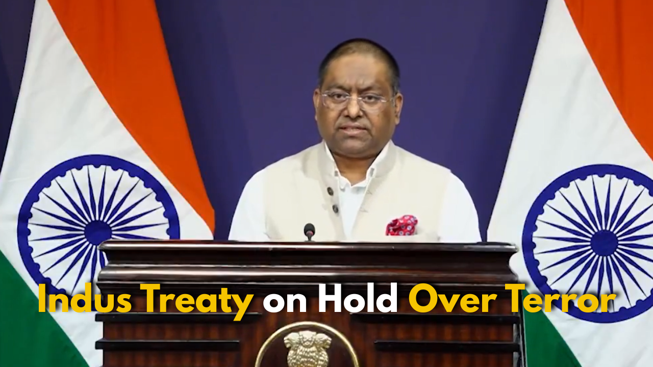 India Suspends Indus Treaty Until Pakistan Stops Terrorism: MEA