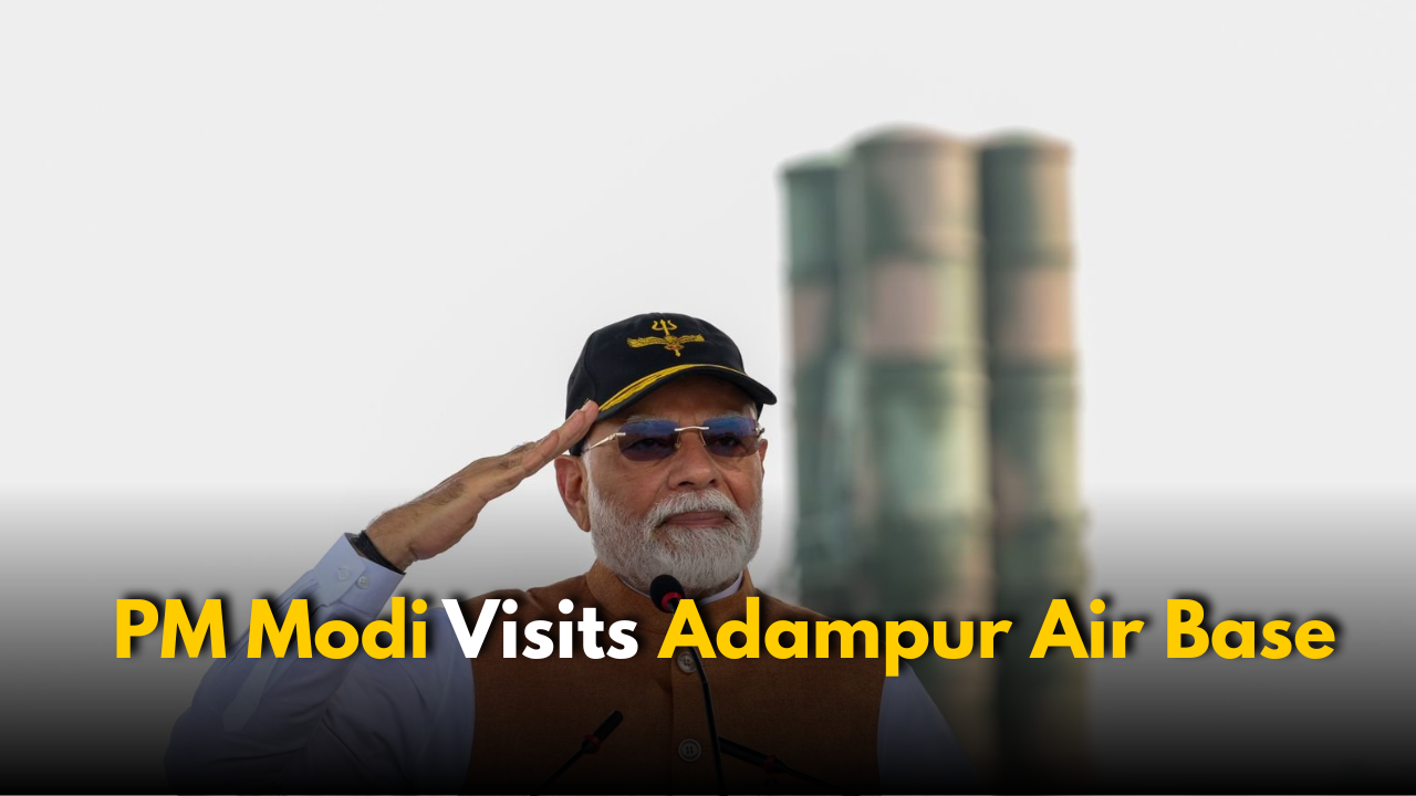 PM Modi Visits Adampur Air Base, Meets Soldiers