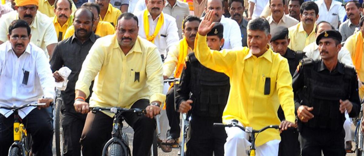 TDP Cycle Yatra 2025: CBN Turns Painful Past into Proud Present