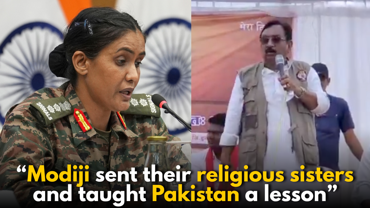 BJP minister makes controversial comment on Colonel Sophia Qureshi