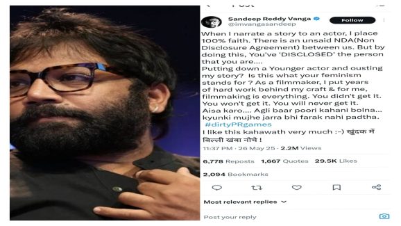 Sandeep Reddy Vanga Indirectly Slams Deepika, Questions Her Feminism in Fiery Post