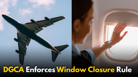 DGCA Enforces Window Closure Rule on Flights