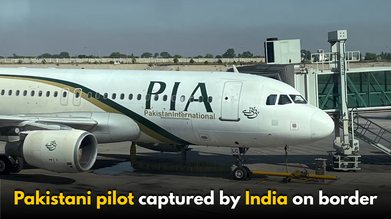 India-Pakistan Conflict: Pakistani pilot captured by India on border