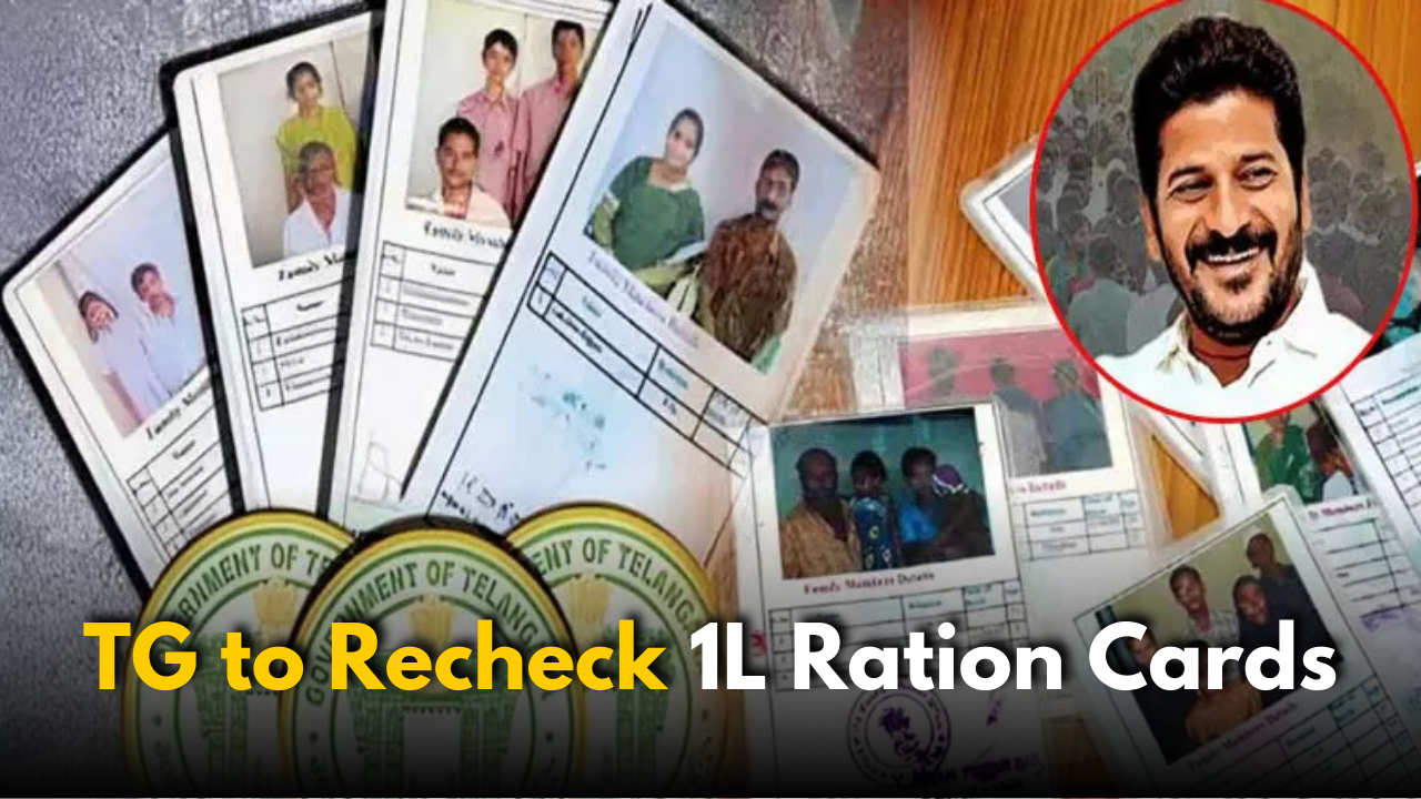 Telangana to Recheck 1L Ration Cards After Centre’s Alert