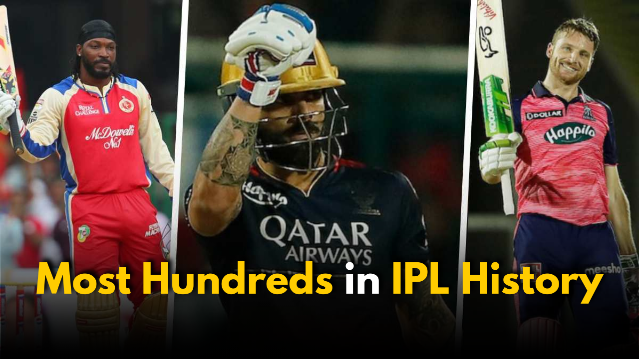 Players with the Most Hundreds in IPL History