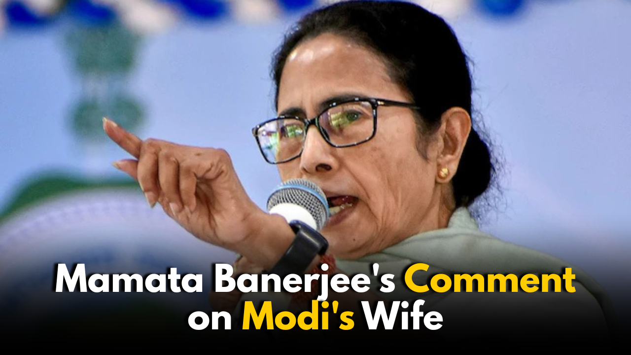 Mamata Banerjee’s Comment on Modi’s Wife Sparks Debate