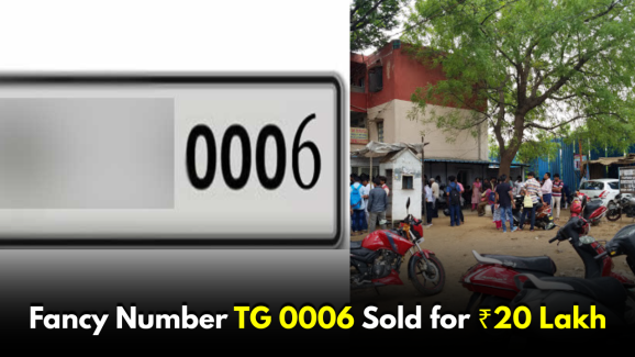 Fancy Number TG 0006 Sold for ₹20 Lakh: Who Bought it?