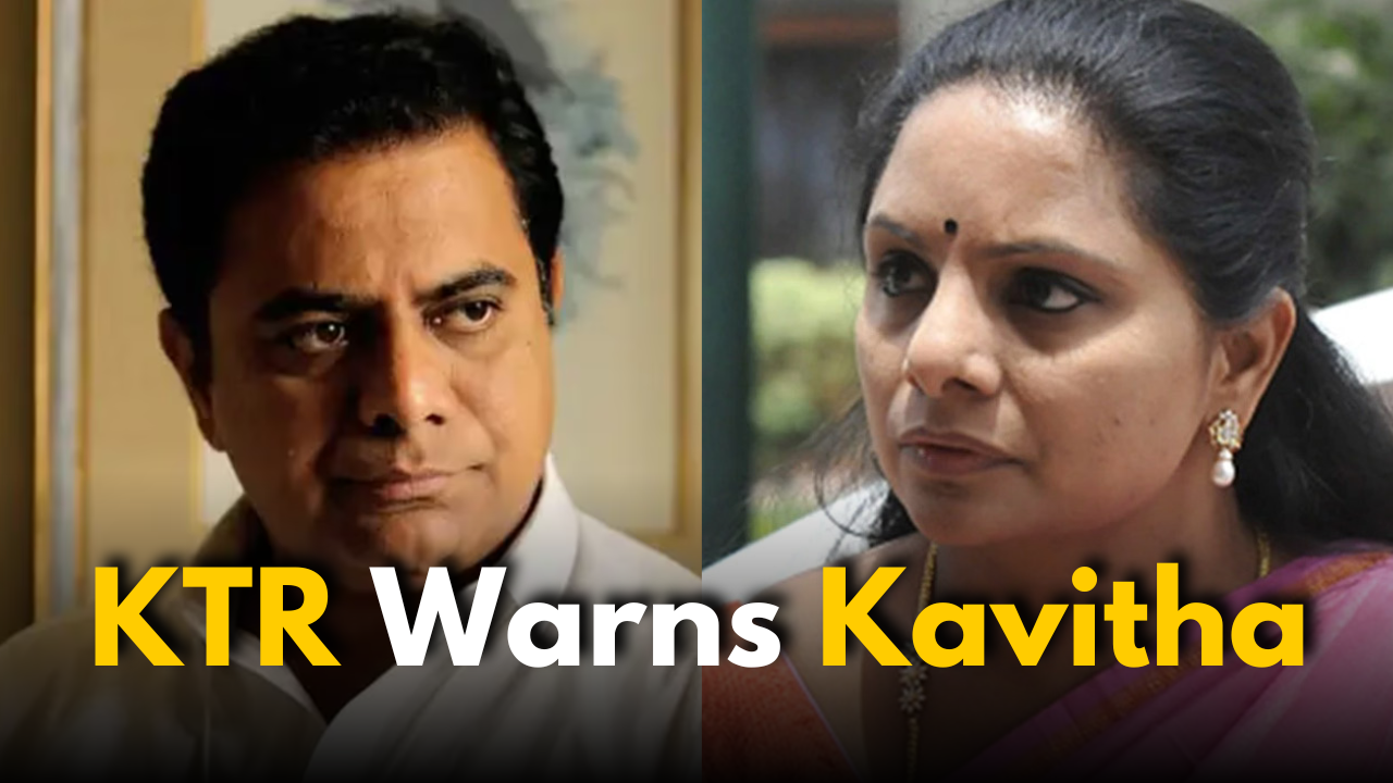 KTR Warns Kavitha: What’s Cooking Inside BRS?