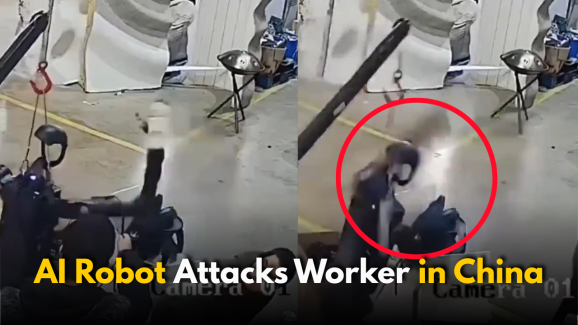AI Robot Attacks Worker in Chinese Factory Test