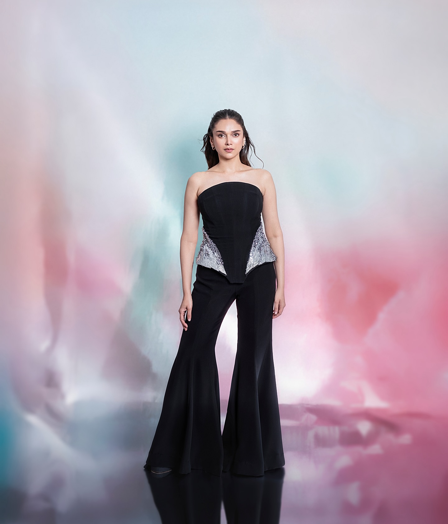 Aditi Rao Hydari Looks Ethereal In Black Attending Waves Summit 2025