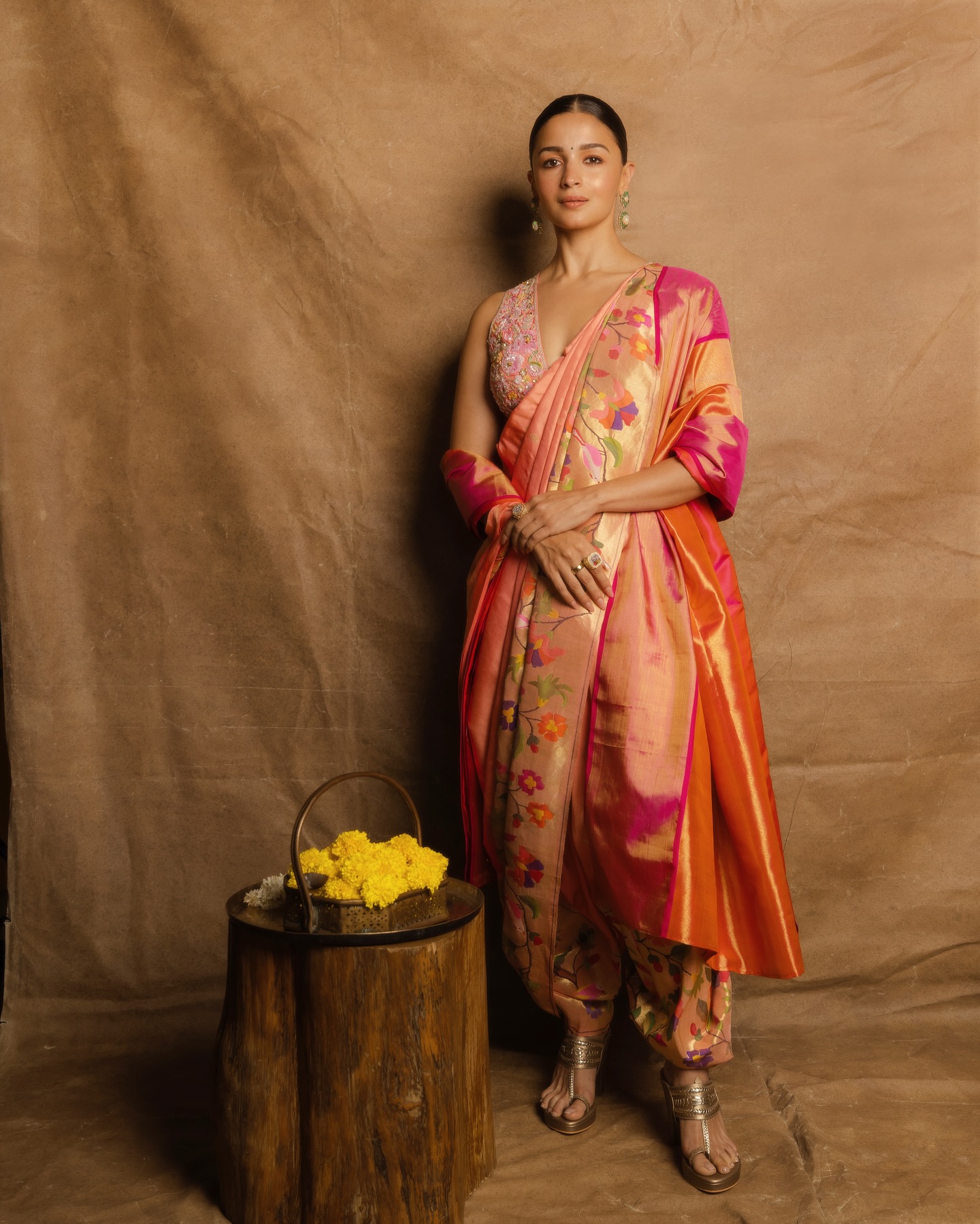 Alia Bhatt Slay Drapes Of Saree At WAVES 2025
