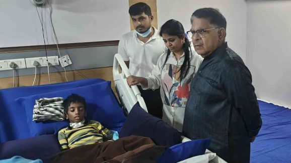 Sandhya Theatre Stampede: Allu Aravind Visits Sree Tej