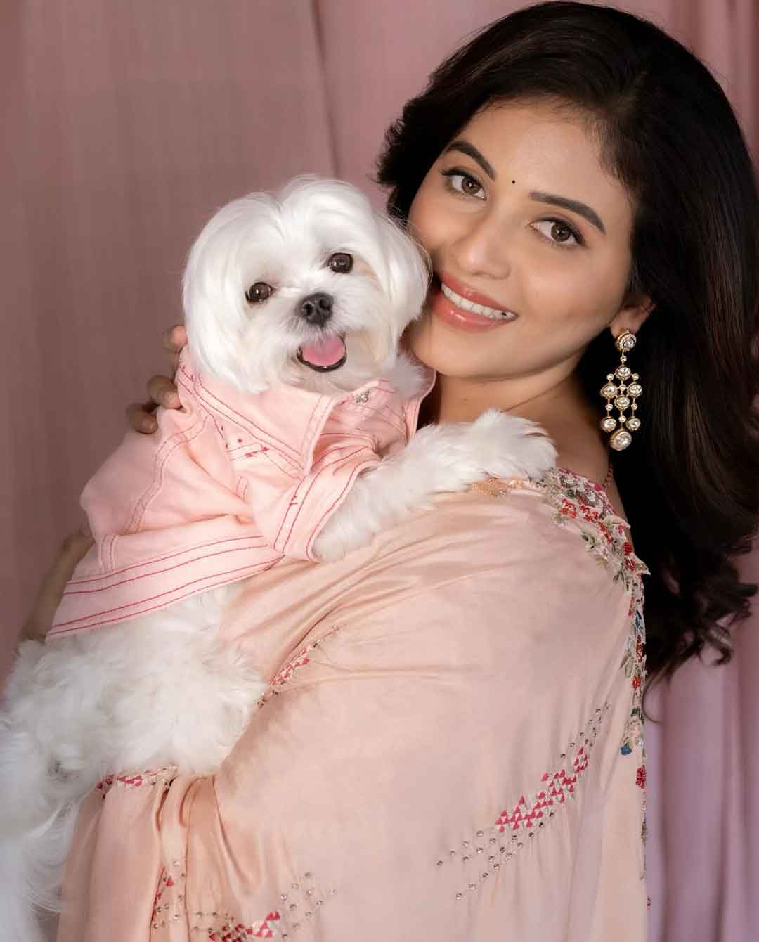 Anjali Mothers Day With Her Cute Puppy Steals Spotlight