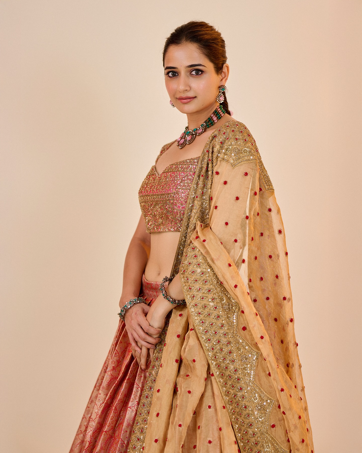 Ashika Ranganath Tops Lehenga Styles With Glamorous Look