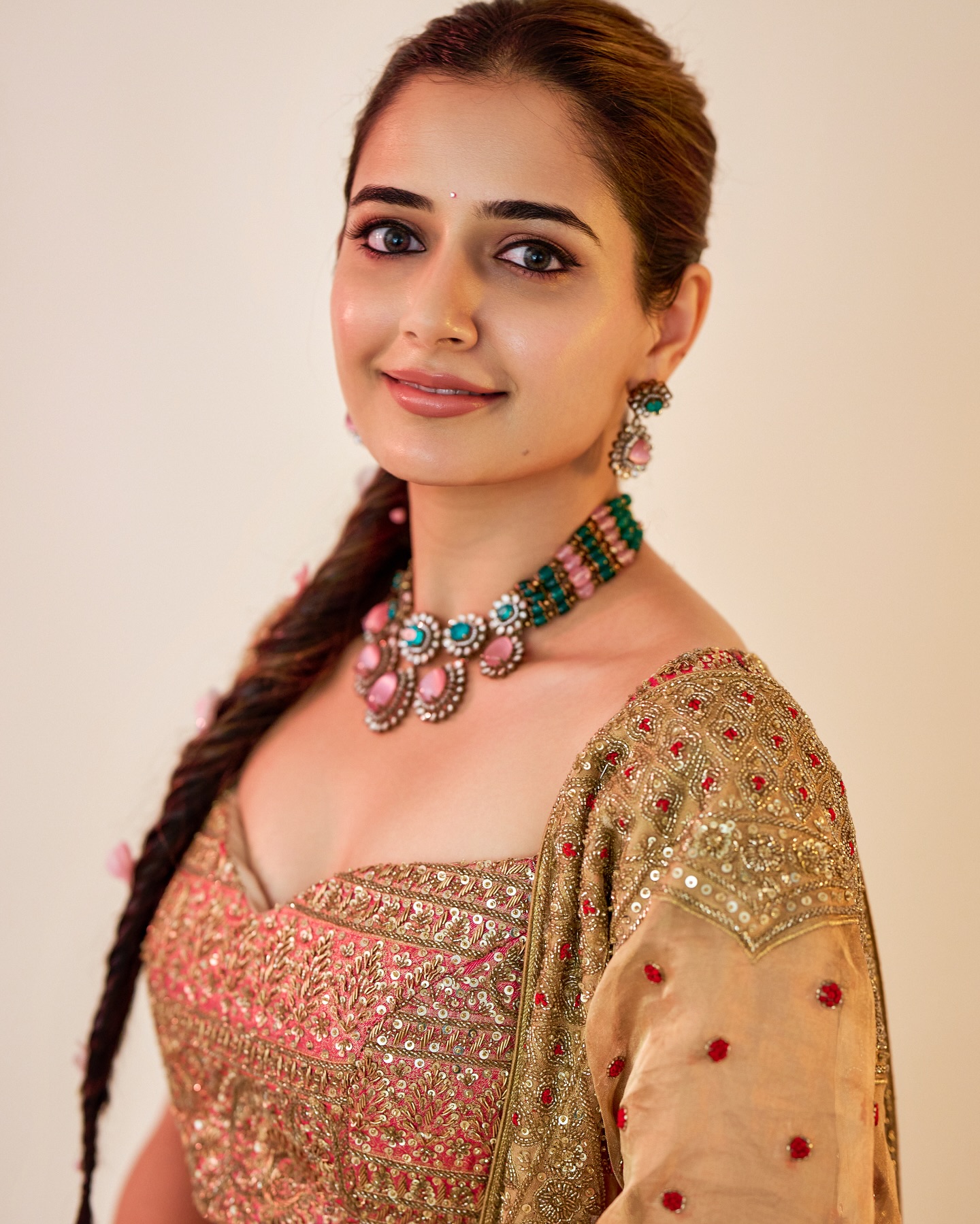 Ashika Ranganath Tops Lehenga Styles With Glamorous Look