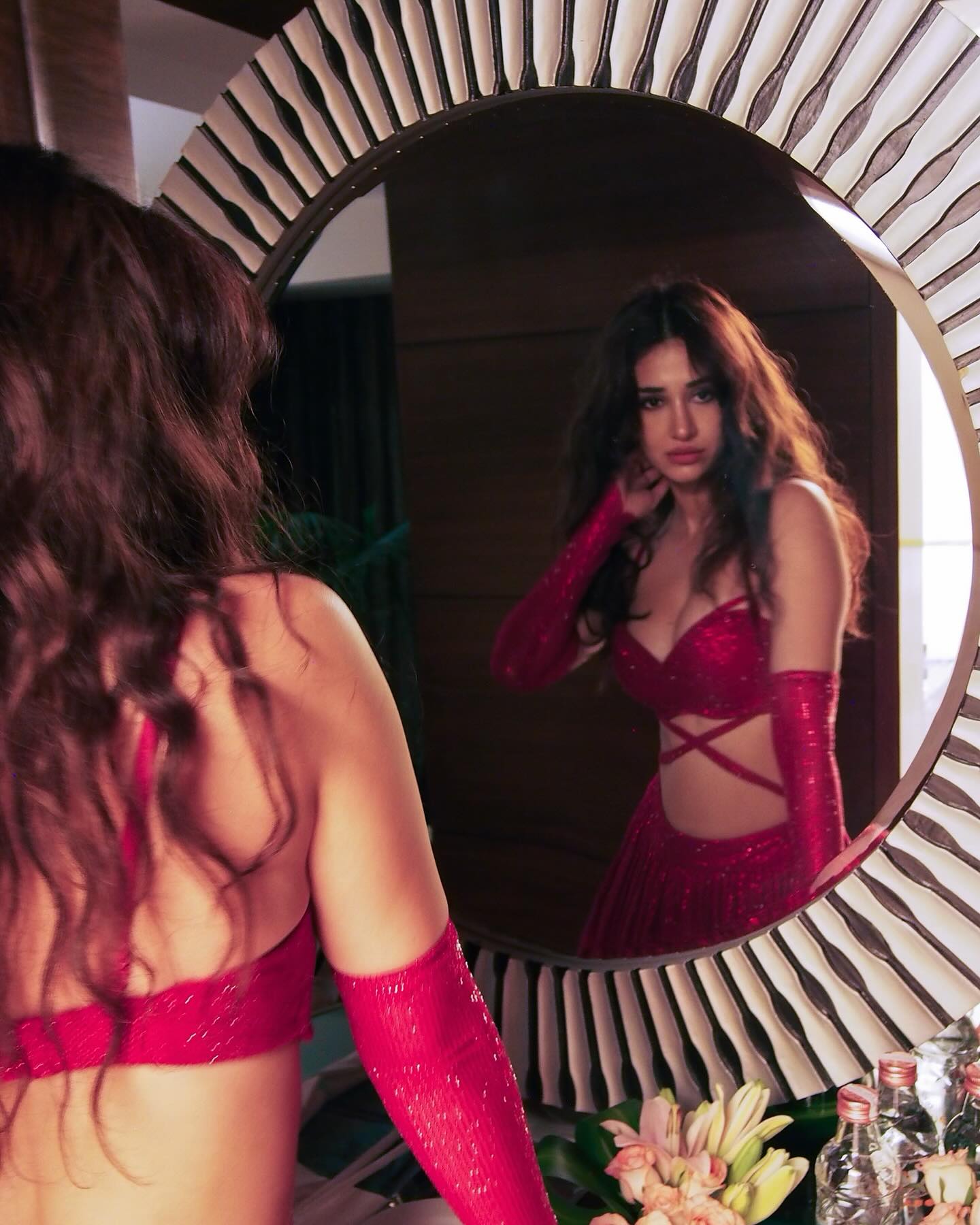 Disha Patani’s Bold Red Ensemble Steals Spotlight