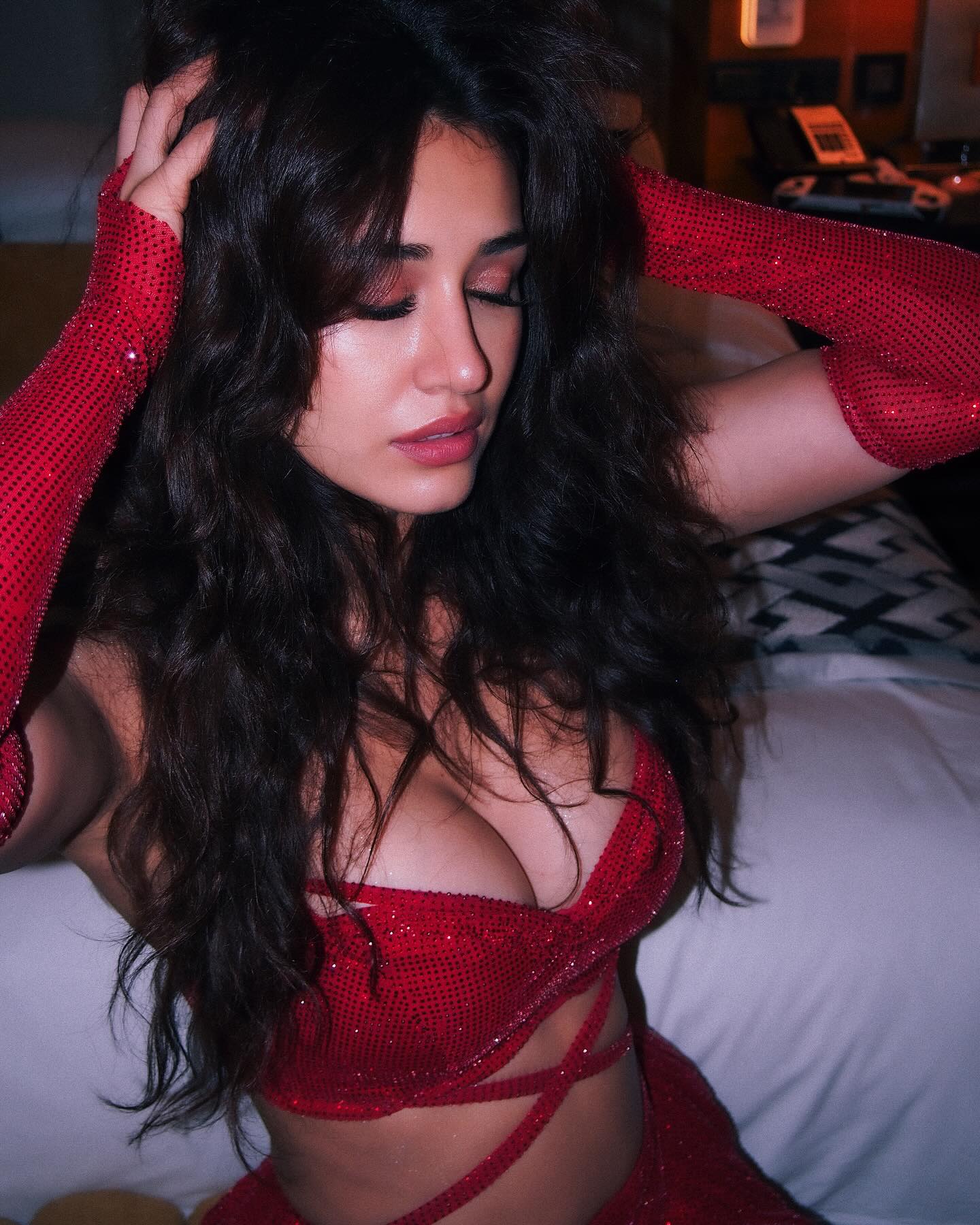 Disha Patani’s Bold Red Ensemble Steals Spotlight