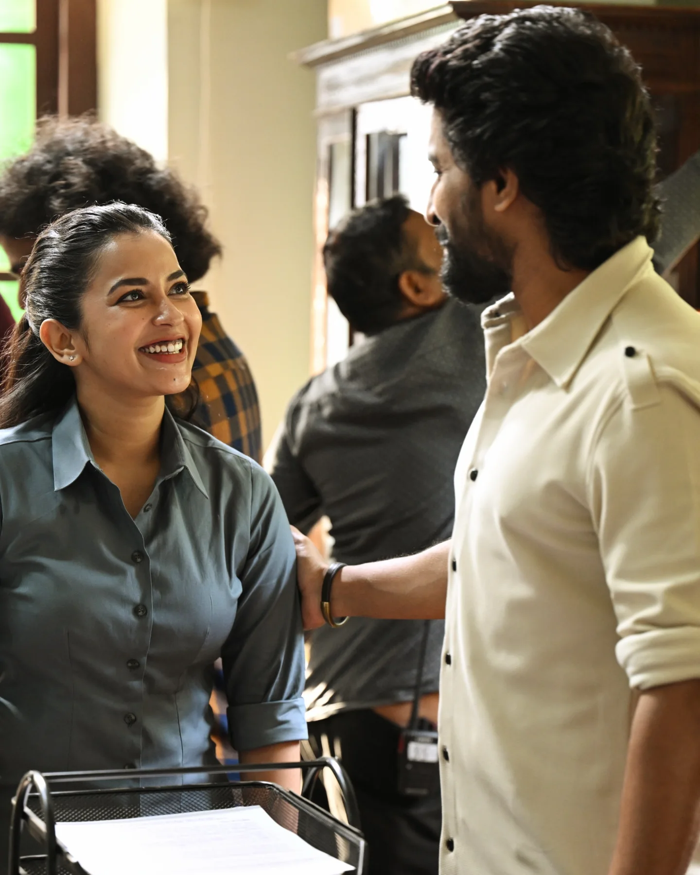 Komalee Prasad Shares BTS of Nani HIT 3 With Starcast