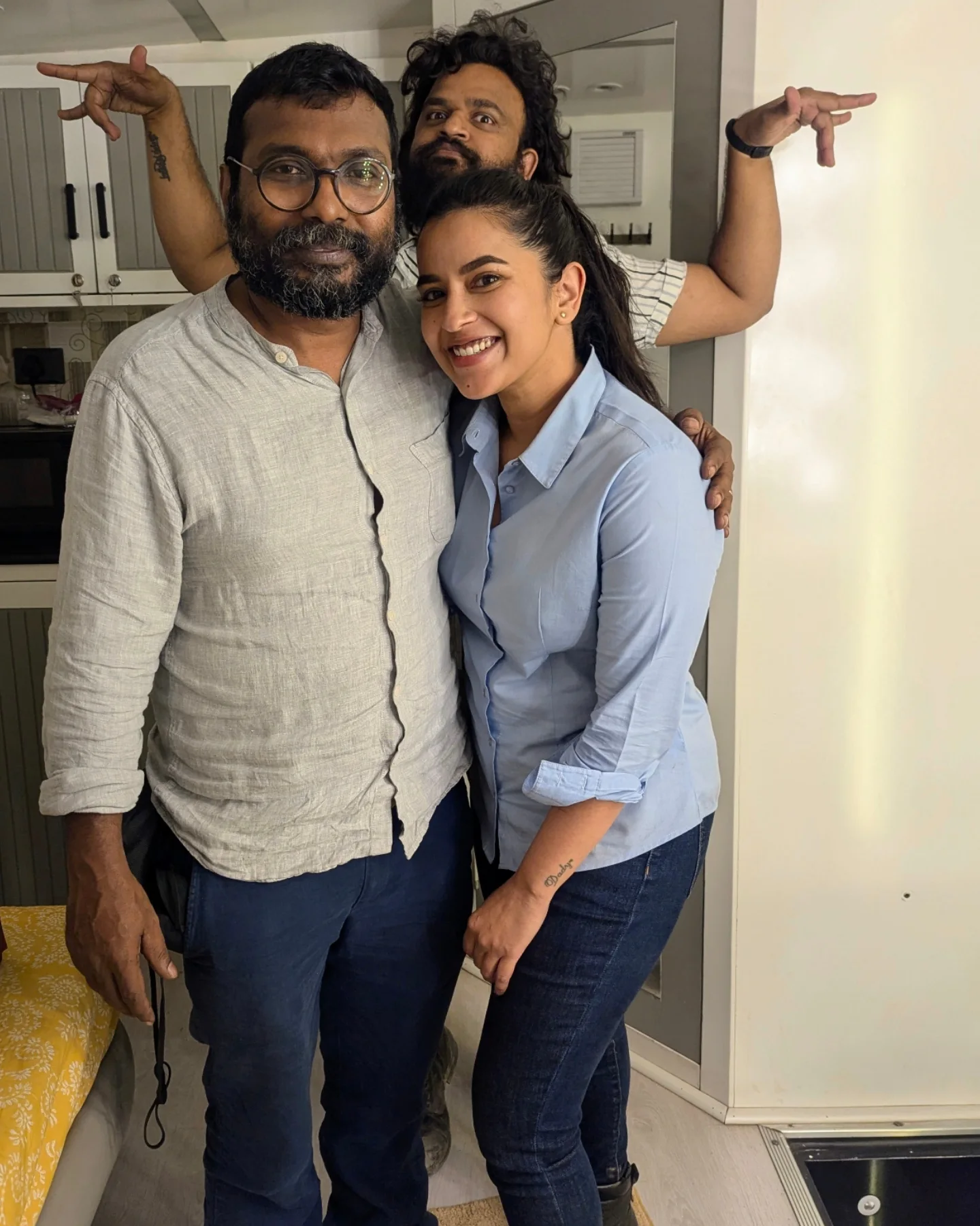Komalee Prasad Shares BTS of Nani HIT 3 With Starcast