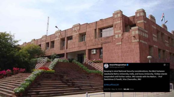JNU Suspends MoU with Turkey’s University In Favor of India