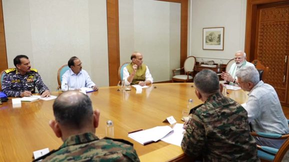 Tri-Service Chiefs, Defence Minister, NSA Met PM Modi On ceasefire violation