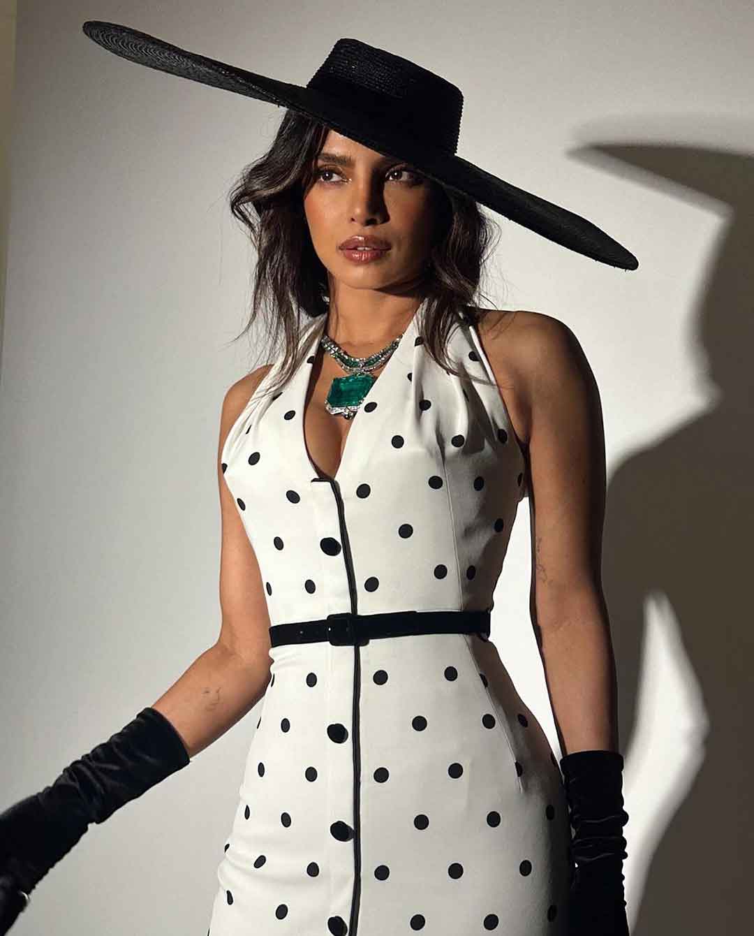 Priyanka Chopra turns polka dot casuals into hot chic look