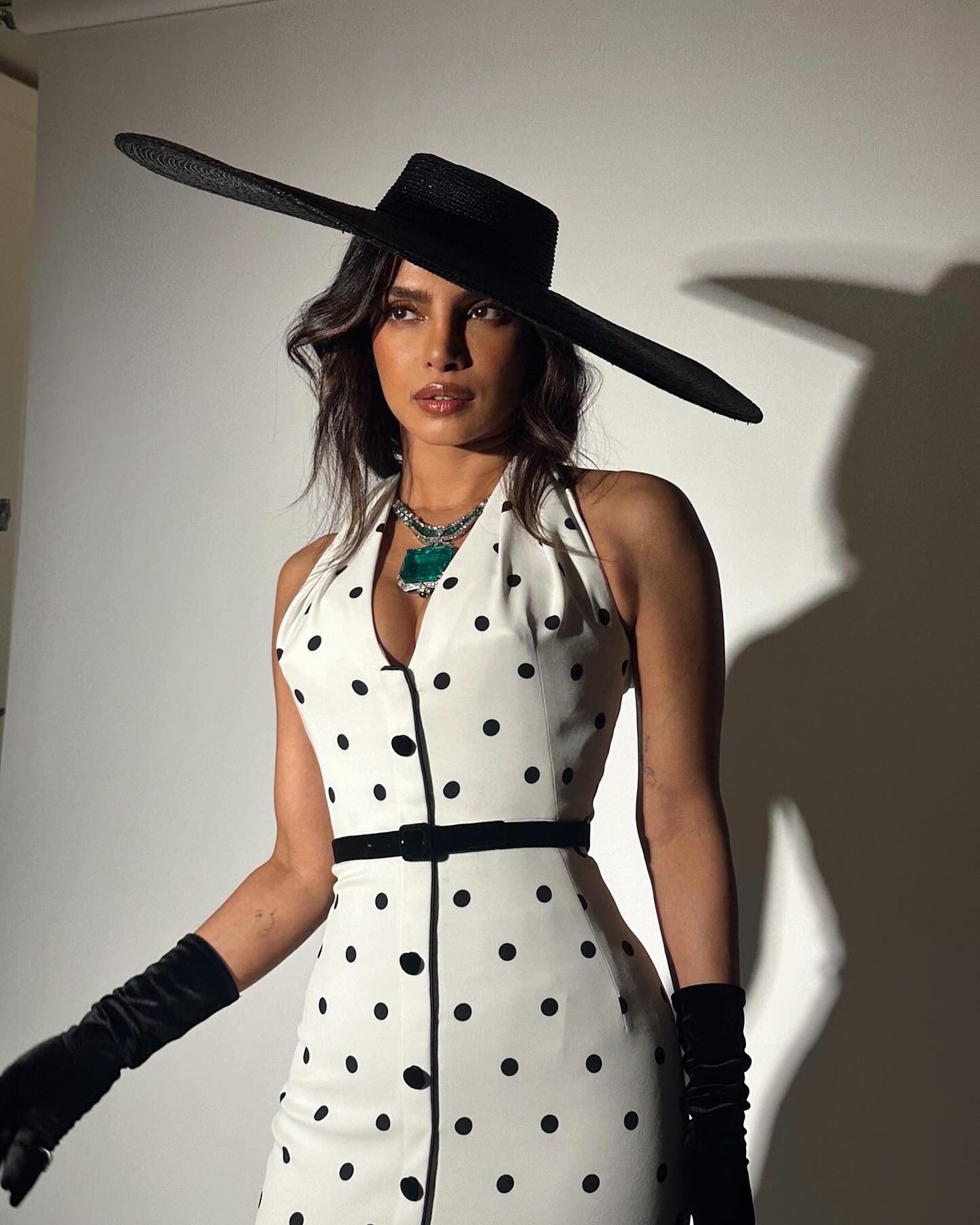Priyanka Chopra turns polka dot casuals into hot chic look