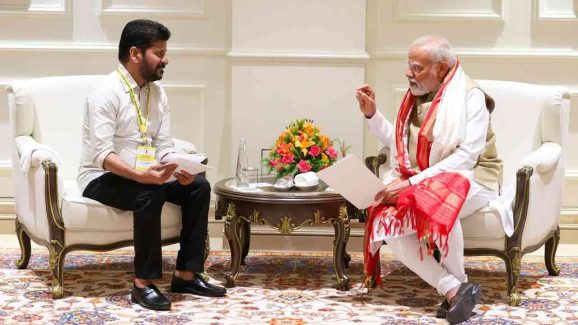 Revanth Reddy Meets PM Modi: Request Support for Ring Road & Metro Expansion