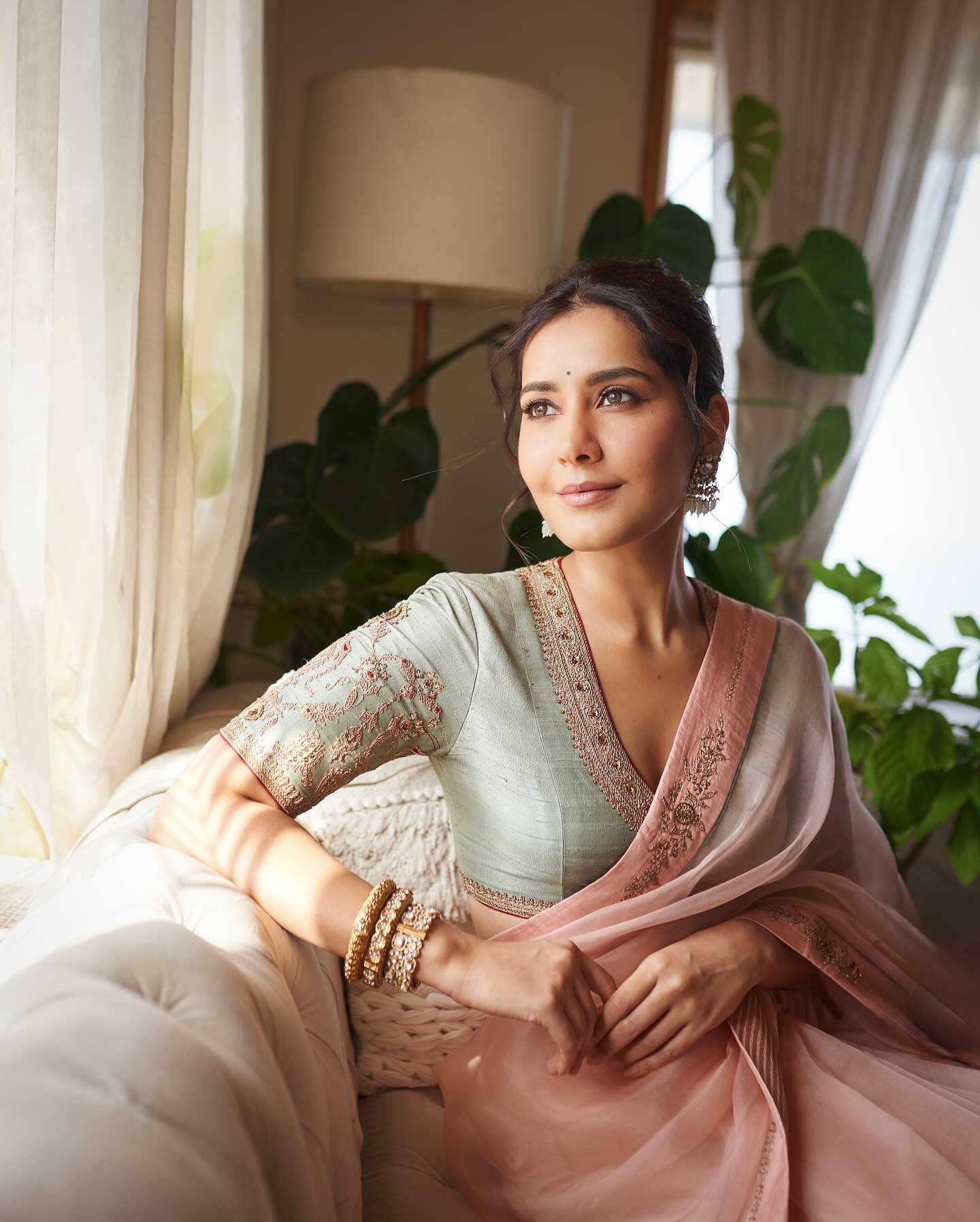 Raashi Khanna Waves in Style: Saree Glamour at WAVES 2025