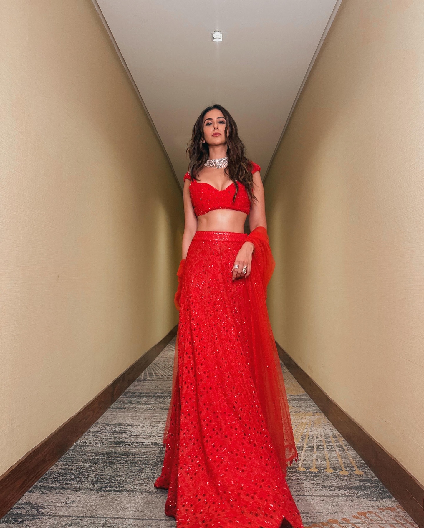 Rakul Preet Singh Flaunts Fiery Red Outfit: Style Goals