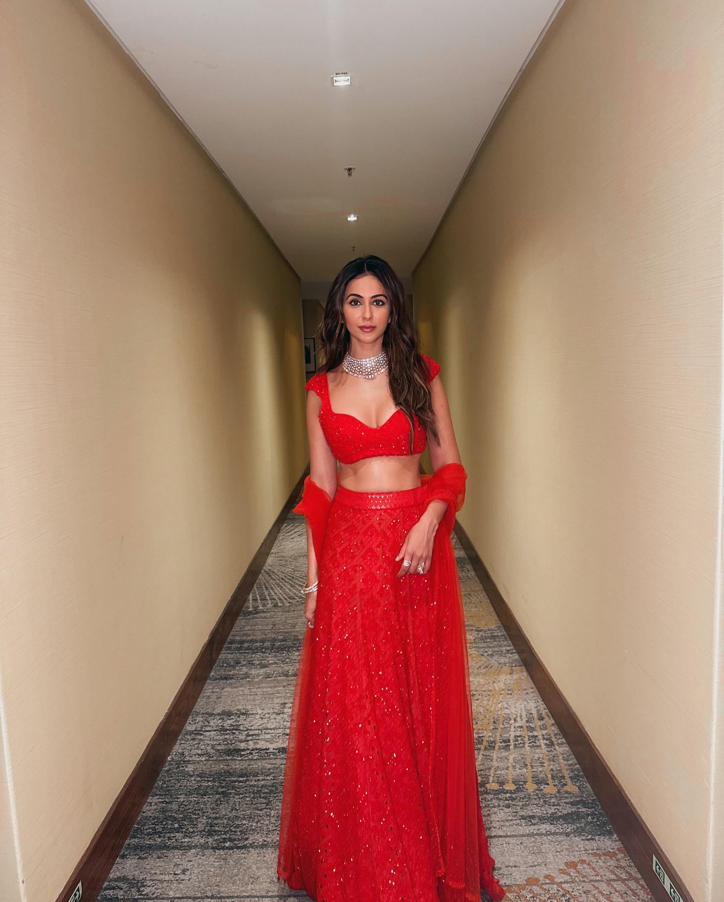 Rakul Preet Singh Flaunts Fiery Red Outfit: Style Goals
