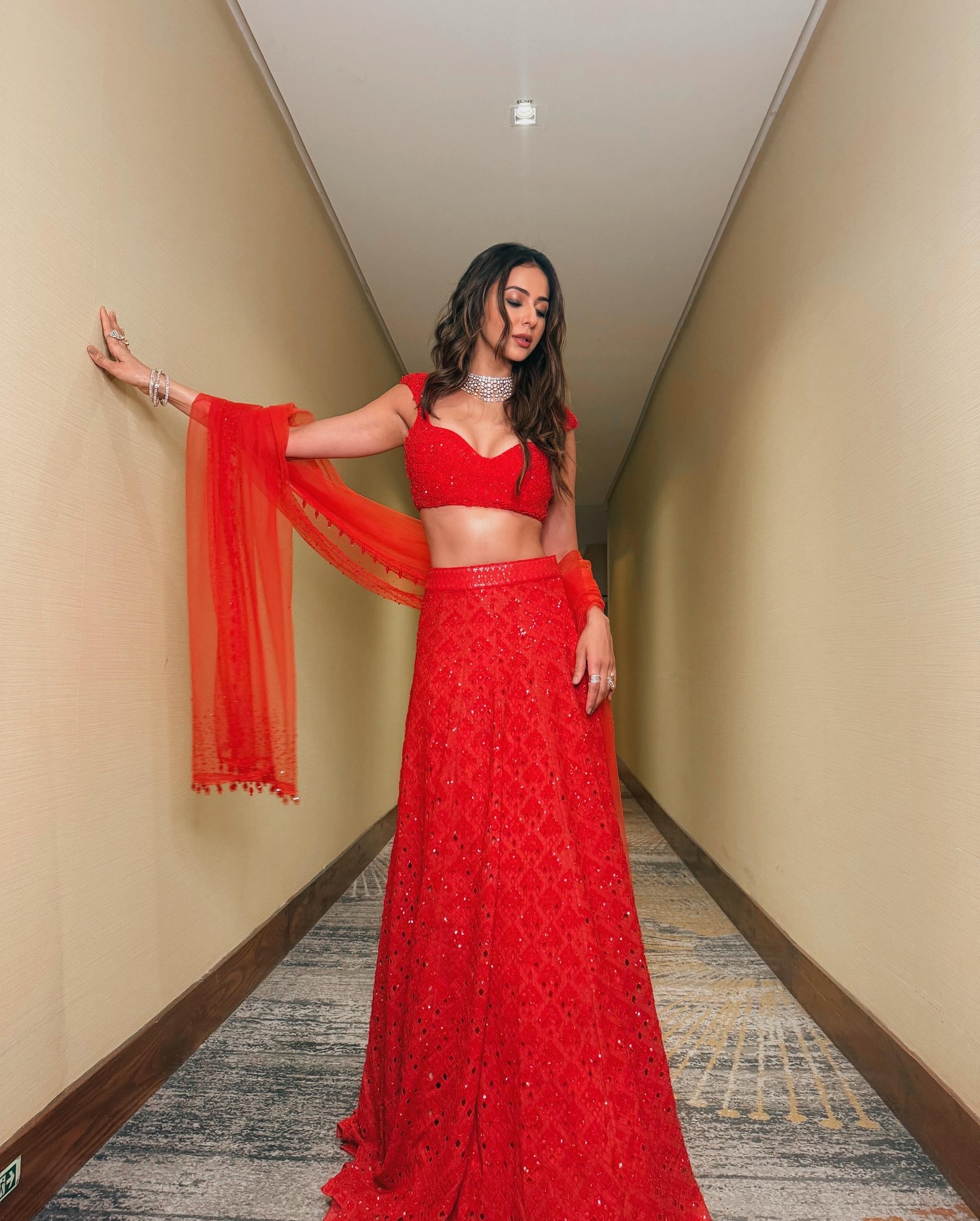 Rakul Preet Singh Flaunts Fiery Red Outfit: Style Goals