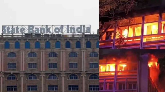 Hyderabad: Fire Breaks Out at State Bank of India Building in Secunderabad
