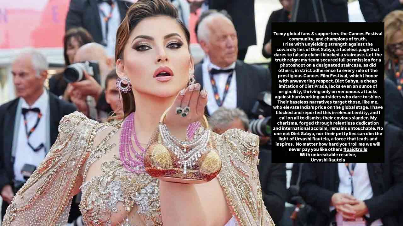 Urvashi Rautela Slams False Claims at Cannes, Calls Out Online Troll Page