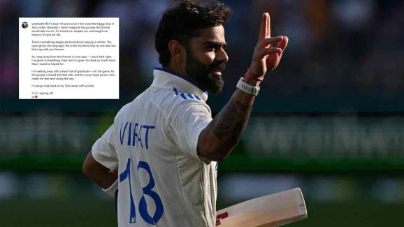 Virat Kohli announced retirement from test cricket after Rohit Sharma