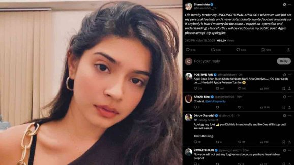 Sharmishta Apology Sparks Massive Support and Backlash Online