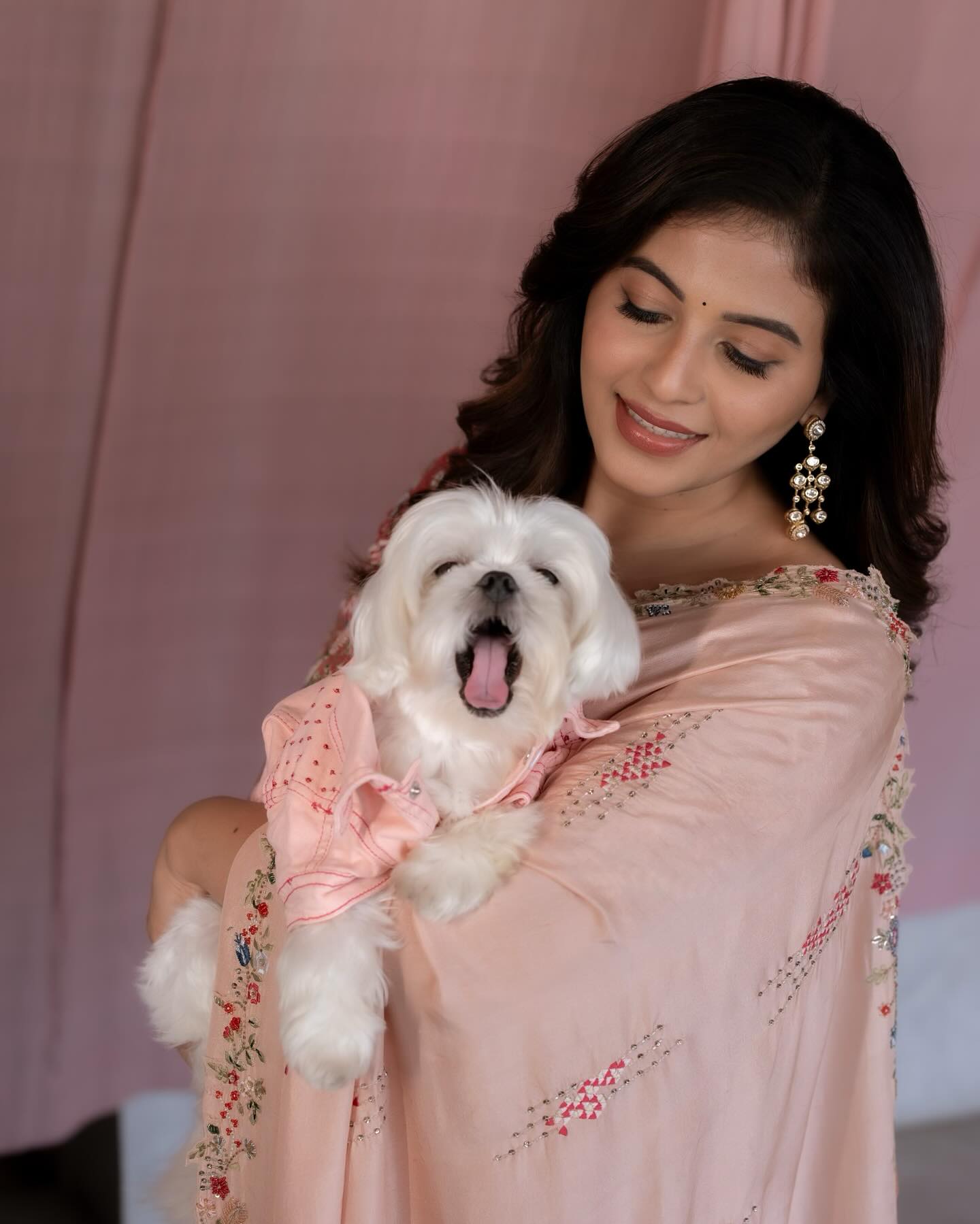 Anjali Mothers Day With Her Cute Puppy Steals Spotlight