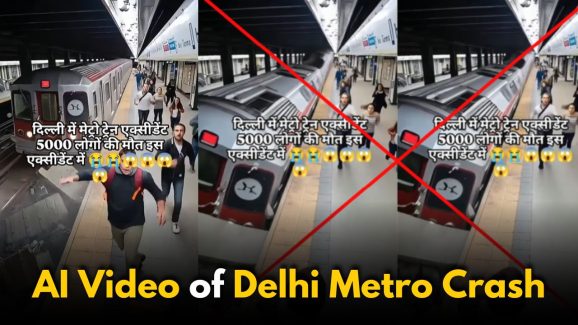 Fact Check: AI Video of Delhi Metro Crash Misleads Social Media