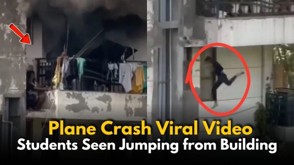 Students Jump from Building During Air India Crash Chaos