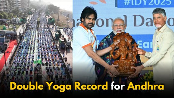 Andhra Sets Two World Records in Yoga and Surya Namaskaram