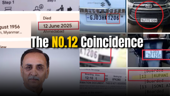 Vijay Rupani’s Mysterious Link to NO.12: From Death Date to Seat Number