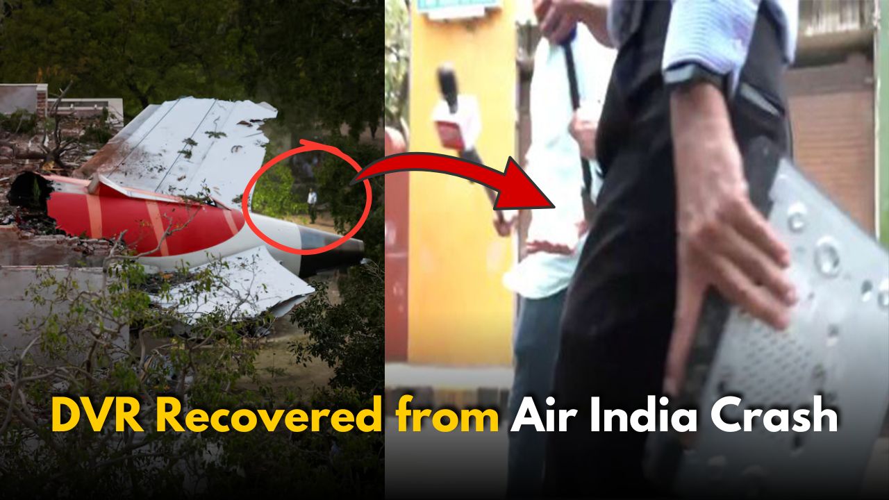 Gujarat ATS Recovers Crucial DVR from Air India Crash Debris