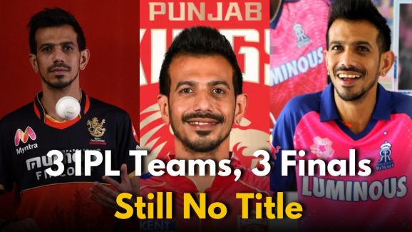 Yuzvendra Chahal Loses 3 Finals with 3 Different Teams