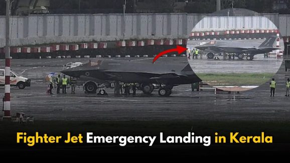 British F-35 Fighter Jet Makes Emergency Landing at Kerala Airport
