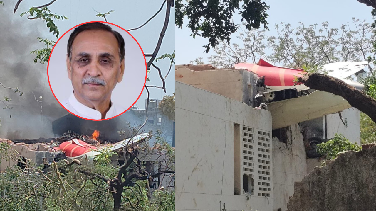 Ahmedabad Plane Crash: Ex-Gujarat CM Vijay Rupani Among Passengers