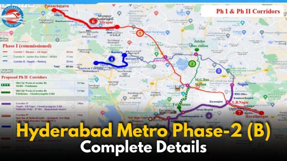 Hyderabad Metro Phase-2 (B) Plans to Expand 86 KM
